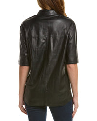 Brunello Cucinelli Leather Shirt