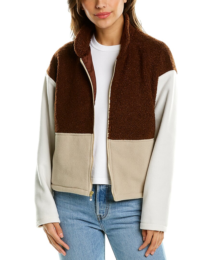 Donni. Sherpa Jacket Brown Multi