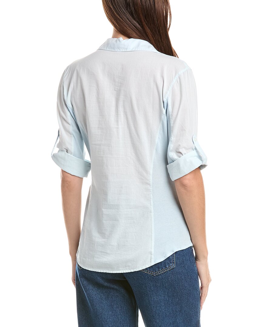 James Perse James Perse Contrast Panel Shirt