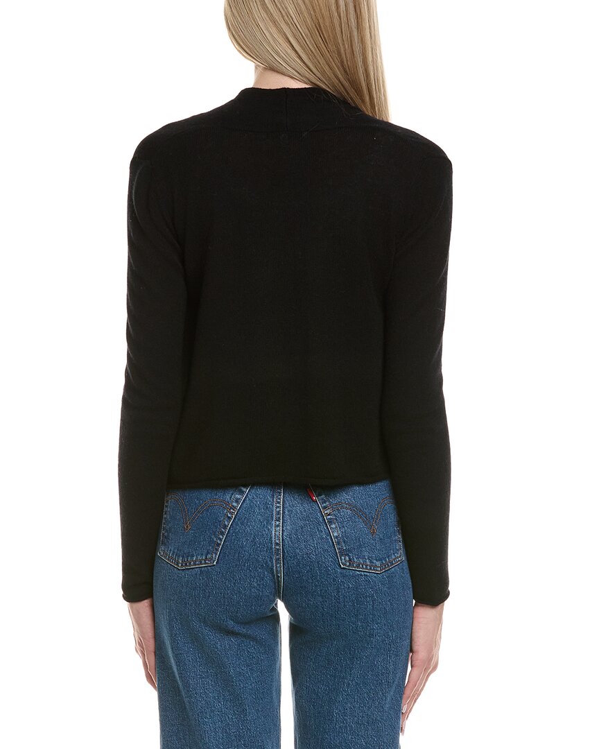 Sofiacashmere Cropped Wool & Cashmere-Blend Cardigan