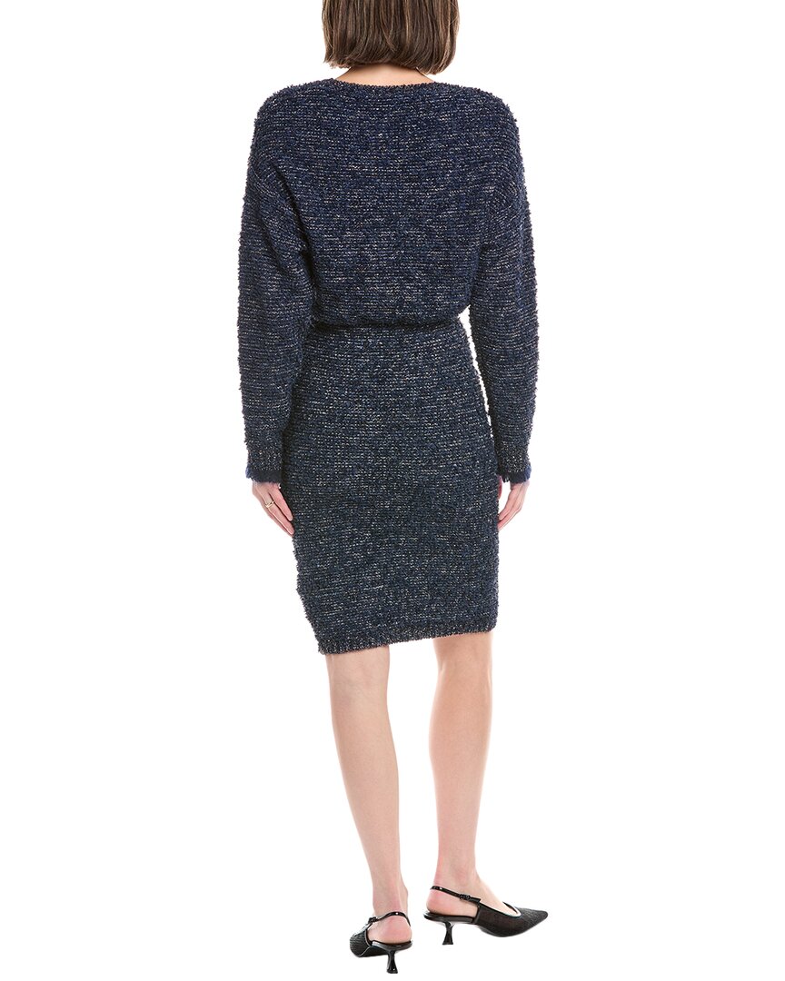 Elisabetta Franchi Boucle Wool-Blend Sweaterdress