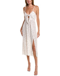 Saltwater Luxe Saltwater Luxe Tie Bodice Midi Dress