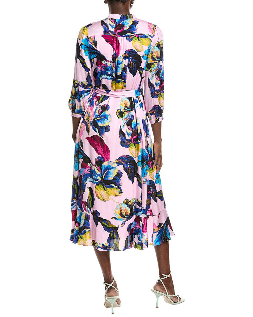 Elie Tahari The Mila Silk-Blend Shirtdress