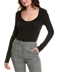 Proenza Schouler White Label Sophia Top Black Regular 0 (XS)