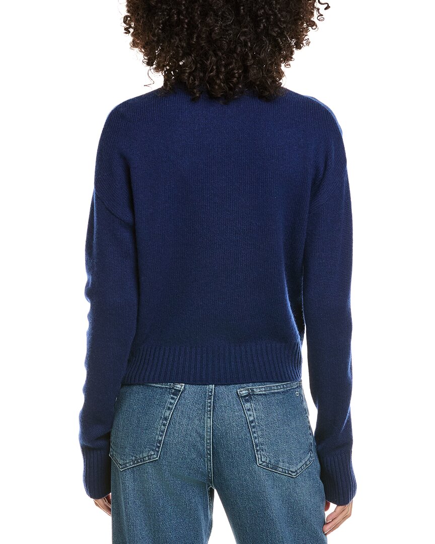 Incashmere Crop Mock Wool & Cashmere-Blend Sweater