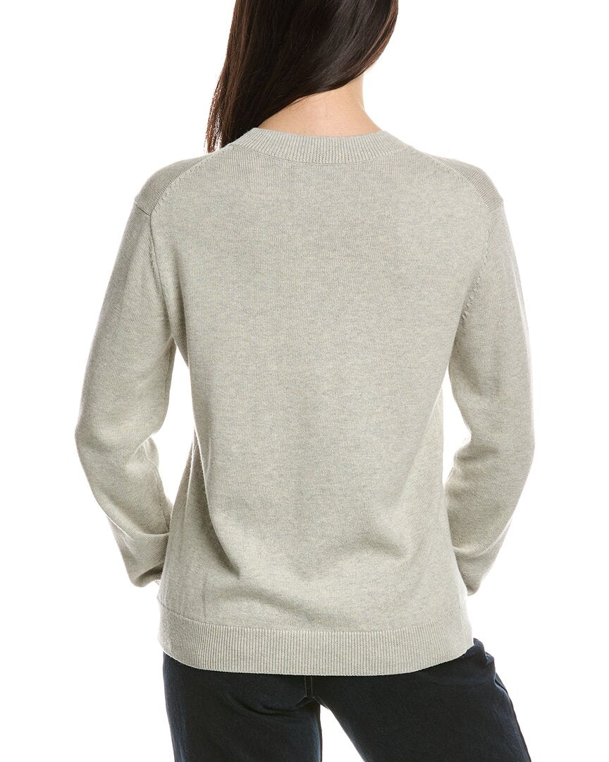 Theory Theory Solid Cashmere-Blend Sweater