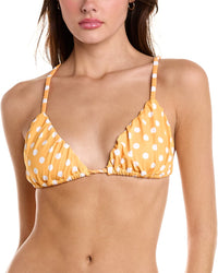 Caroline Constas Stacia Bikini Top Yellow Regular 00 (XXS)