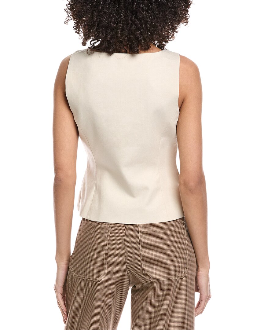 Toccin Georgia Scoop Neck Buttonfront Top