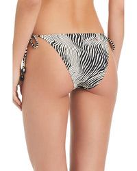 Red Carter High Contrast Tie Side Swim Bottoms