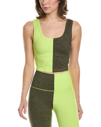 Terez Split Crop Top Green Regular 0 (XS)