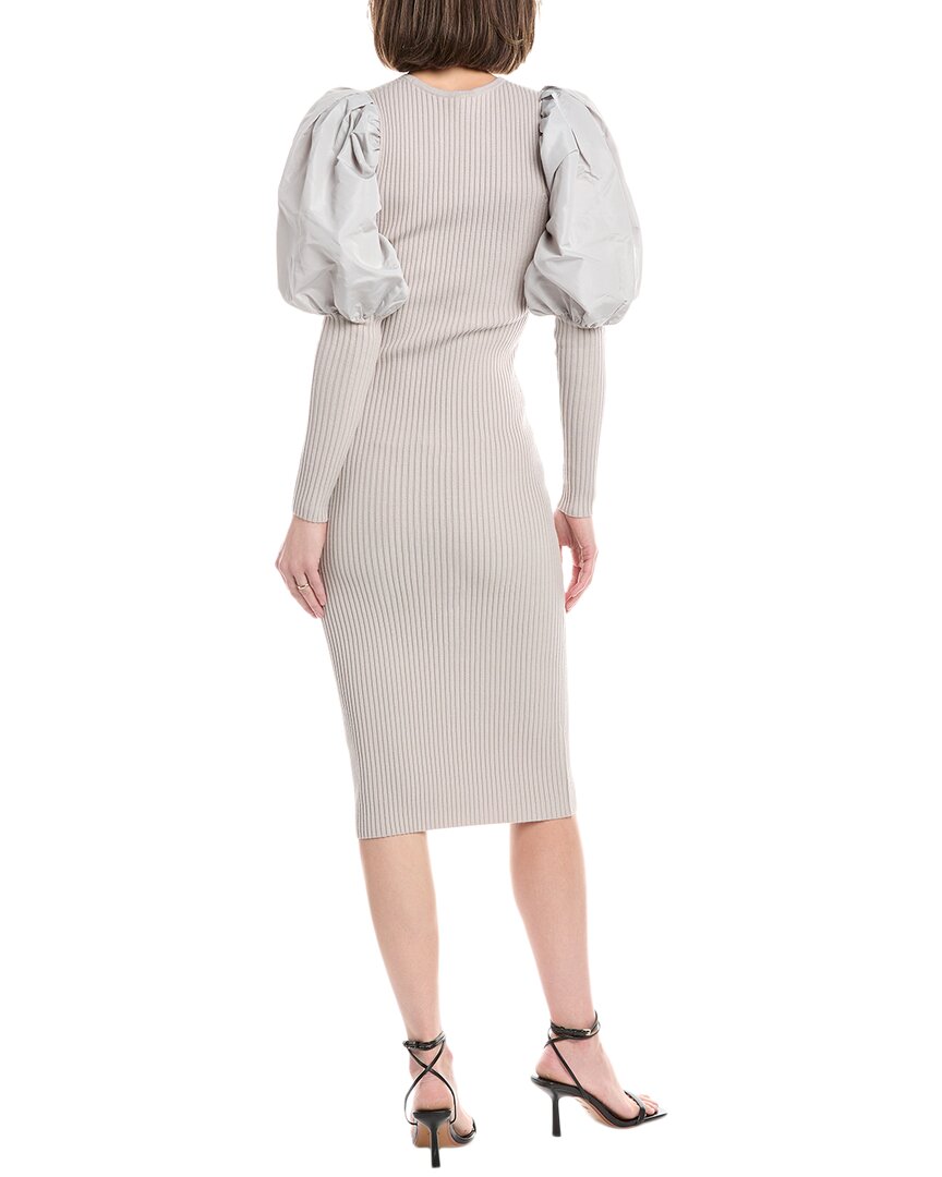 Elisabetta Franchi Puff Sleeve Sweaterdress