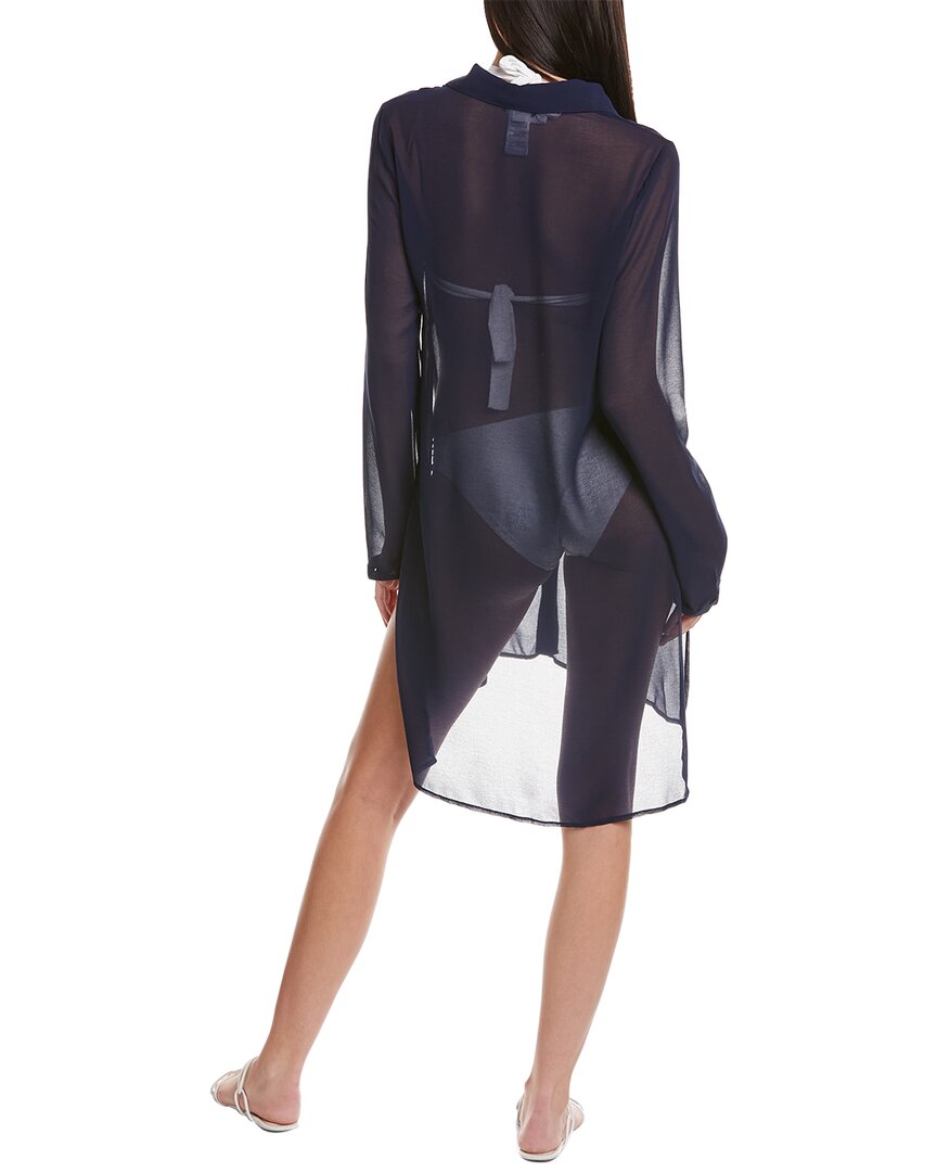 Carmen Marc Valvo Cover-Up Shirt