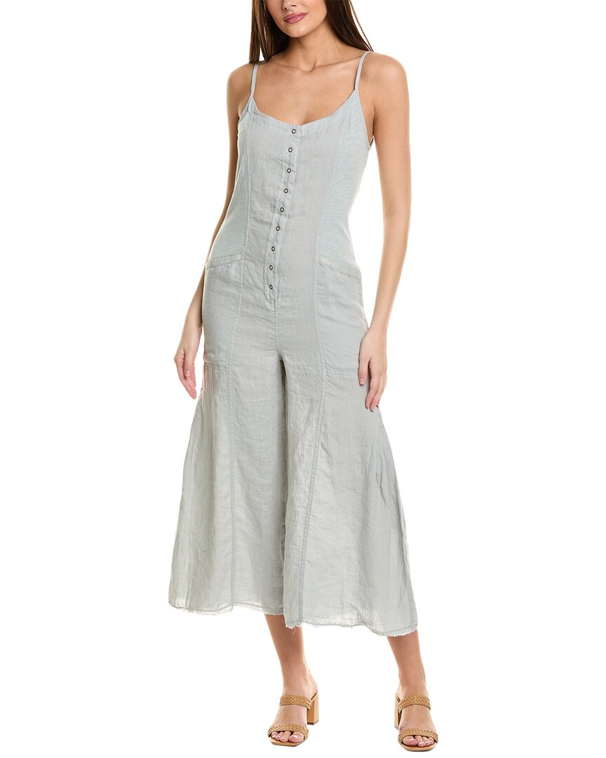 Xcvi Calistina Linen Jumpsuit Grey Multi