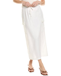 Lna Camille Linen-Blend Skirt White Regular 0 (XS)