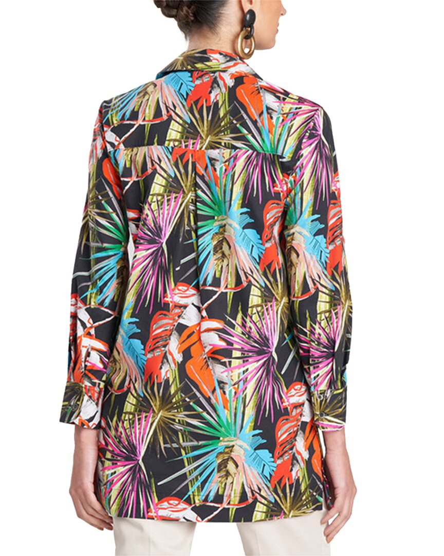 Natori El Nido Printed Poplin Top