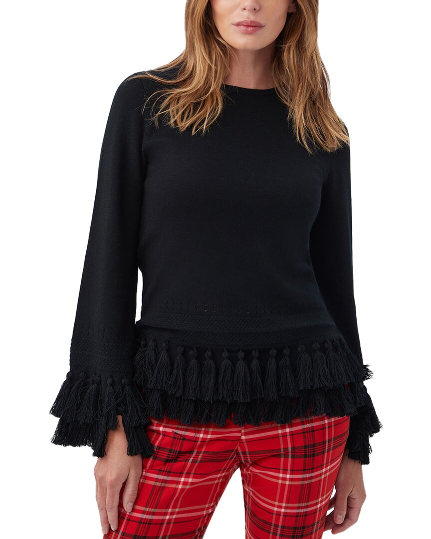 Trina Turk Koka Wool Sweater Regular 4 (S) Black