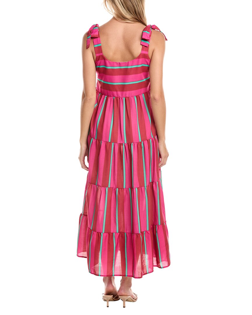 Madison Miles Tiered Midi Dress