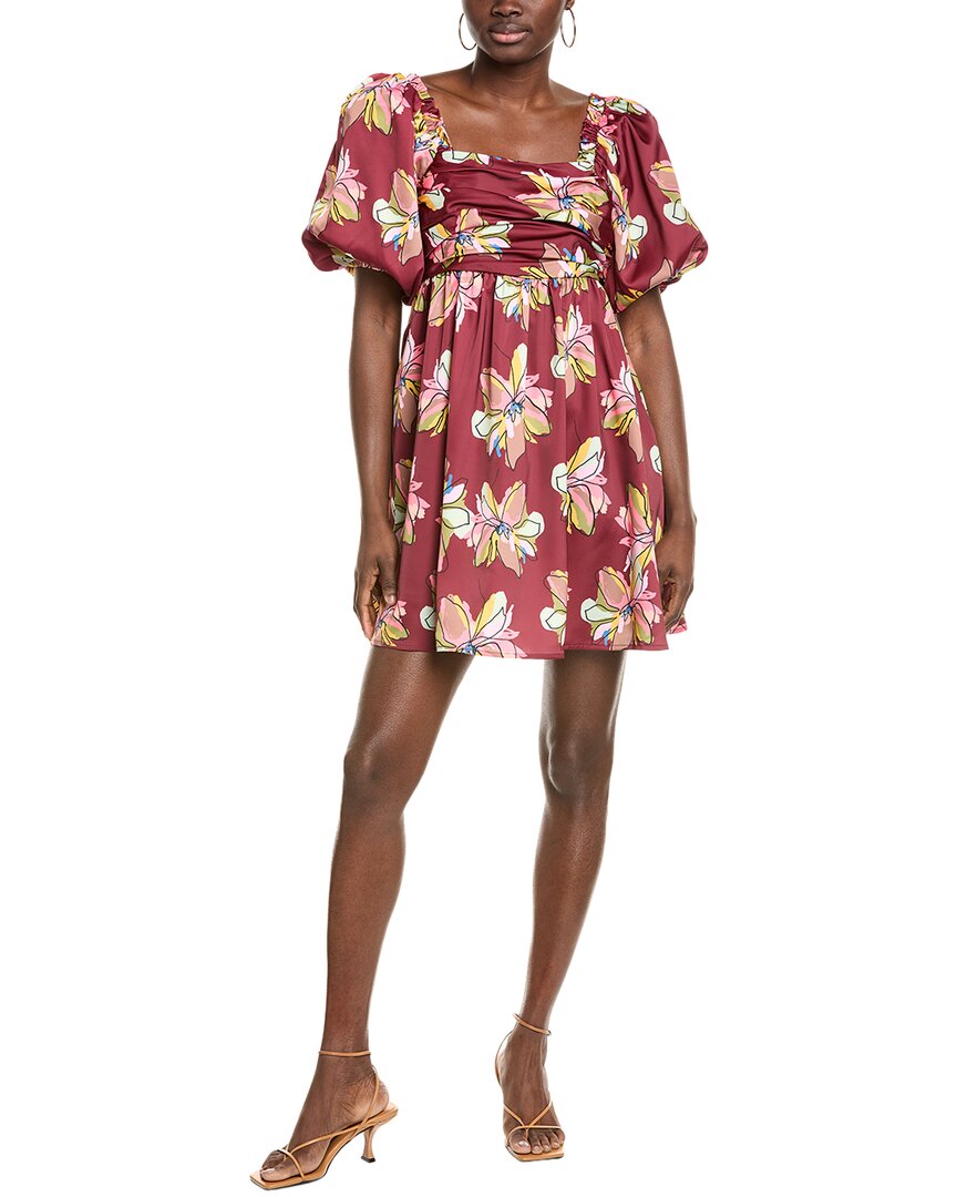 Crosby By Mollie Burch Hunter Mini Dress Red
