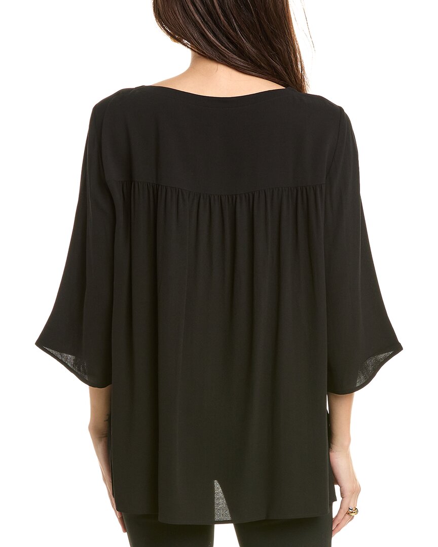 Eileen Fisher Ballet Neck Silk Top