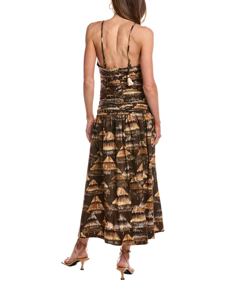 Farm Rio Ruched Maxi Dress