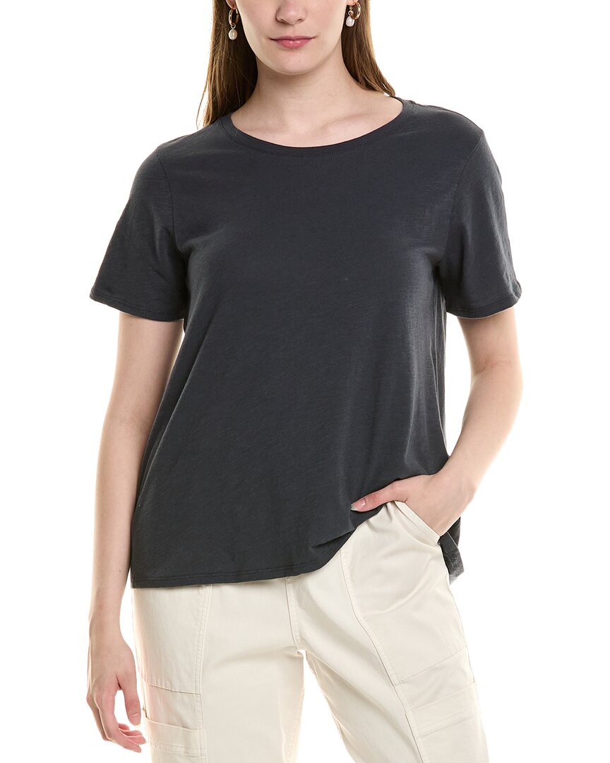 Eileen Fisher Crewneck T-Shirt Blue