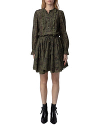 Zadig & Voltaire Ranil Dress Brown