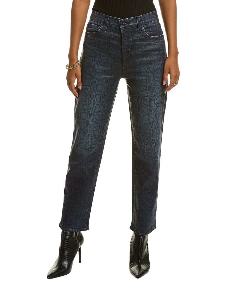 Joe's Jeans The Honor High-Rise Indigo Slither Straight Ankle Jean