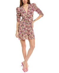 Isabel Marant E'toile Aliniza Silk-Blended Midi Dress Beige 36