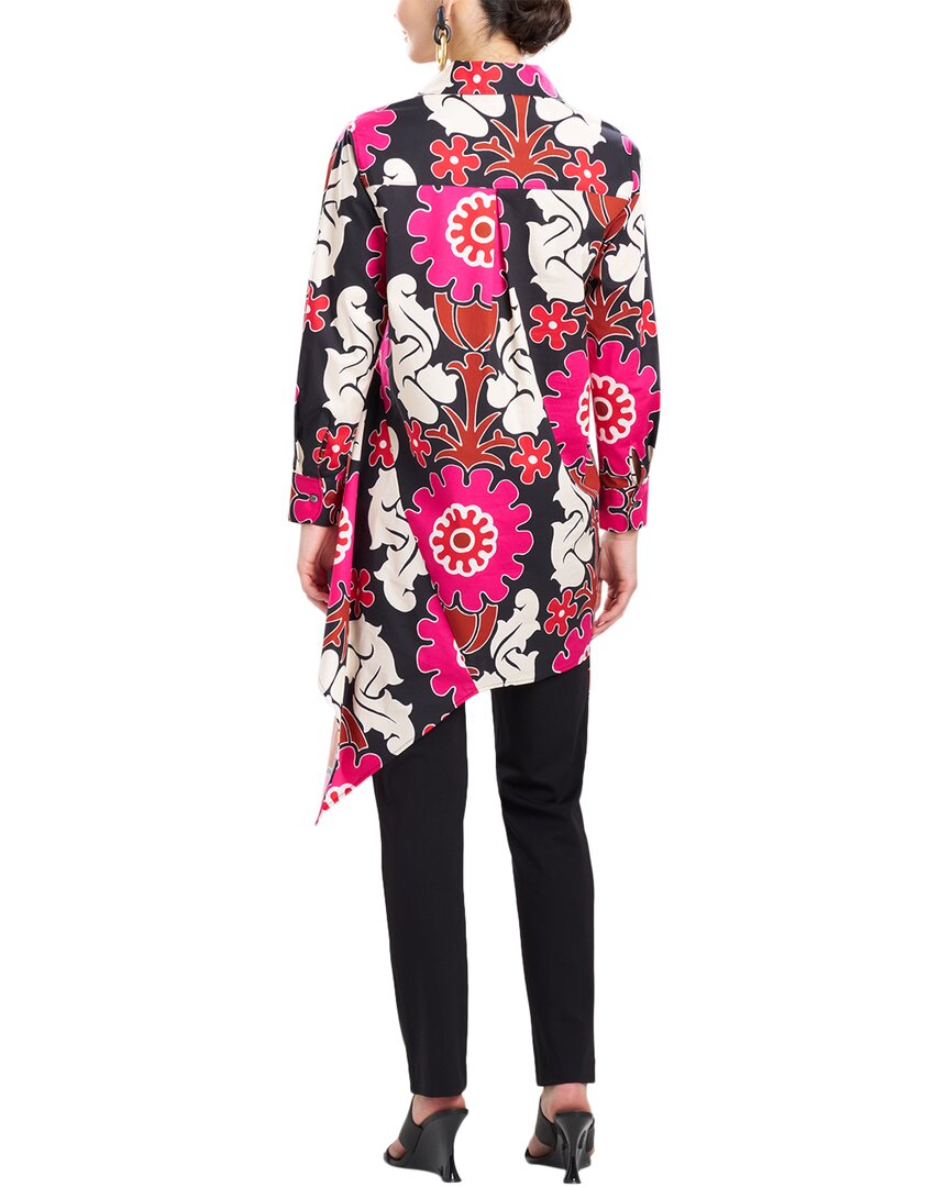 Natori Talitha Poplin Flounce Shirt