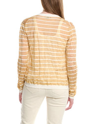 Lafayette 148 New York Crinkled Cardigan