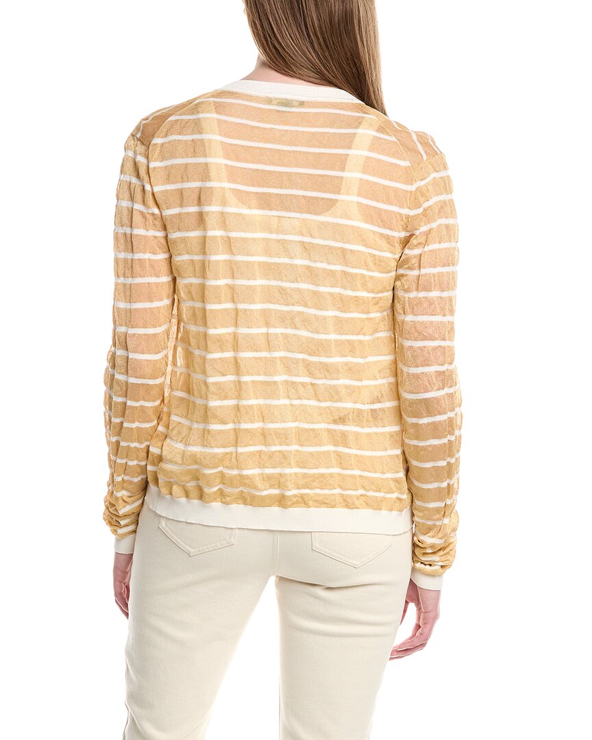 Lafayette 148 New York Crinkled Cardigan