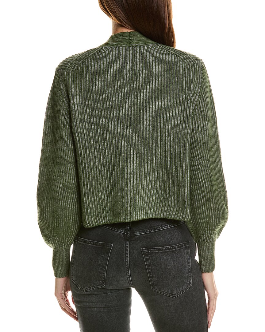 Forte Cashmere Plaited Wool & Cashmere-Blend Cardigan2