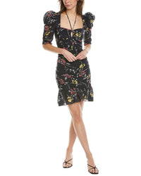 Isabel Marant Étoile Galdino Mini Dress 38 Black