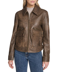 Andrew Marc Andrew Marc Leather Aviator Jacket