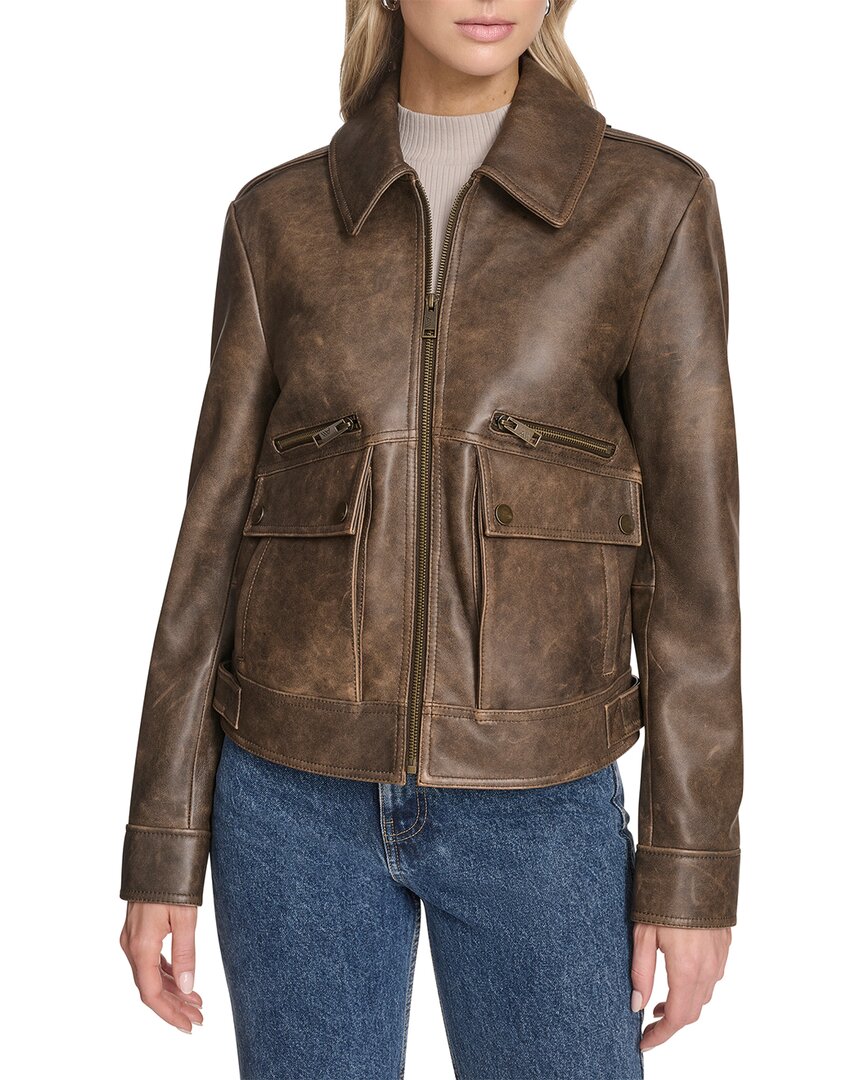 Andrew Marc Andrew Marc Leather Aviator Jacket