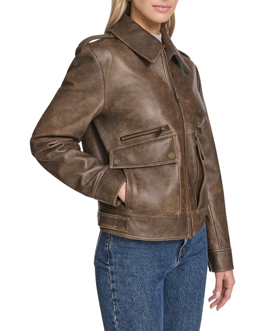 Andrew Marc Andrew Marc Leather Aviator Jacket