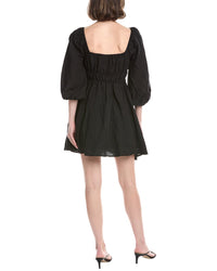 Hermoza Lala Linen-Blend Mini Dress
