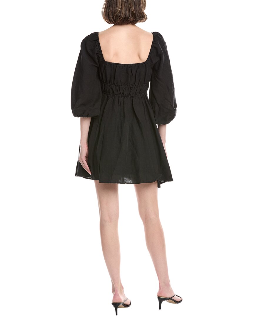 Hermoza Lala Linen-Blend Mini Dress