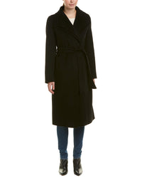 Tahari Tahari Elliot Wool-Blend Wrap Coat