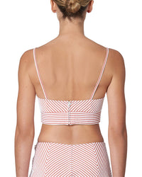 Carolina Herrera Cropped Bustier Top