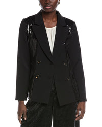 Gracia Embellished Blazer Black Regular 4 (S)