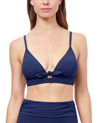 Profile By Gottex Dandy Bikini Top Blue 16