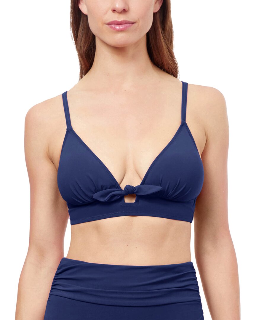 Profile By Gottex Dandy Bikini Top Blue 16