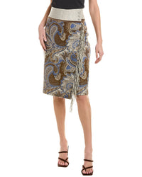 J.Mclaughlin Ines Regatta Cashmere Wrap Skirt