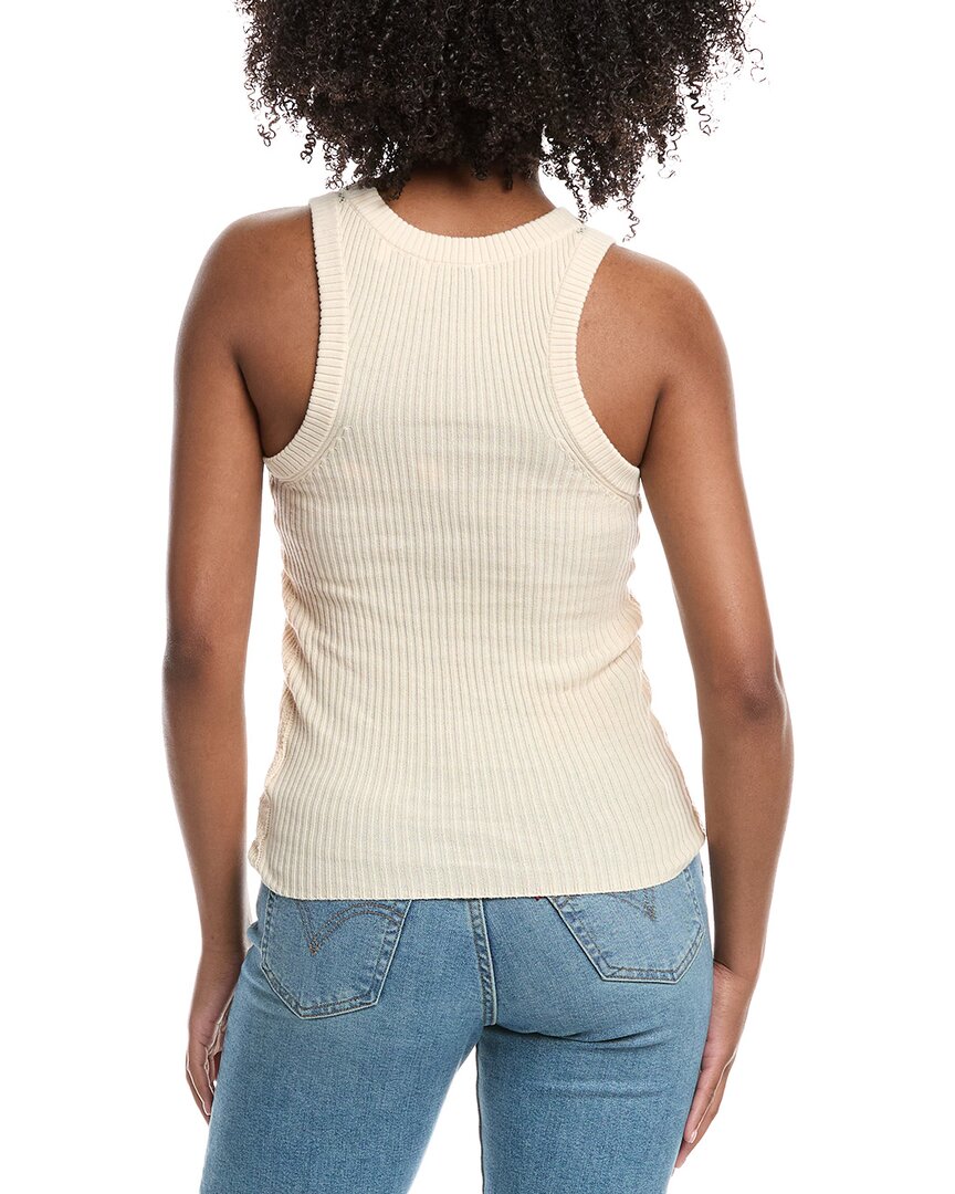 7 For All Mankind Mixed Stitch Sweater Tank