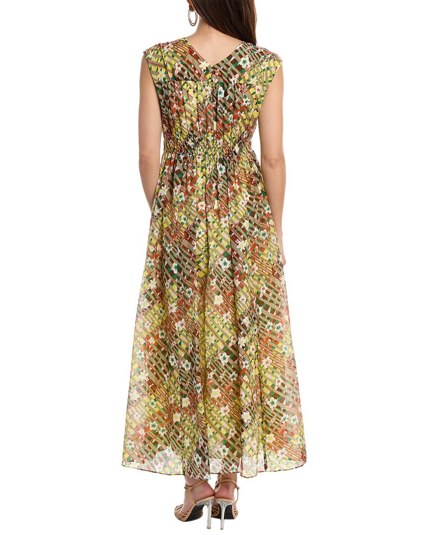 gillian tiered maxi dress Diane Von Furstenberg Gillian Silk-Blend Maxi Dress – Bluefly