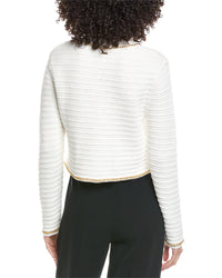 Toccin Cecilia Textured Cotton Knit Jacket