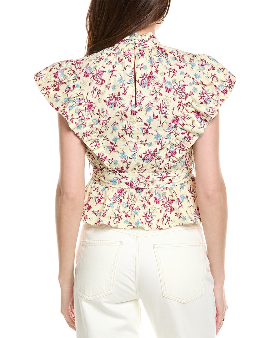 Derek Lam 10 Crosby Brynn Ruffle Wrap Top
