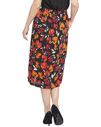 Nydj Tropical Waves Midi Skirt