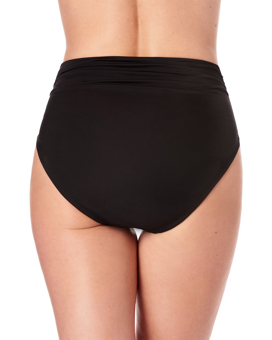 Magicsuit Solid Tricot Shirred Brief